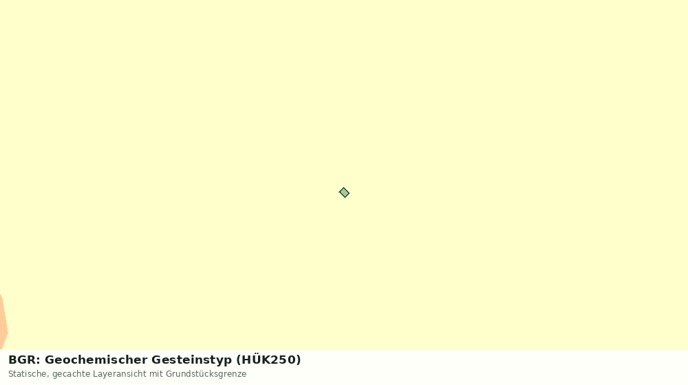 Statische Kartenansicht: BGR: Geochemischer Gesteinstyp (HÜK250)