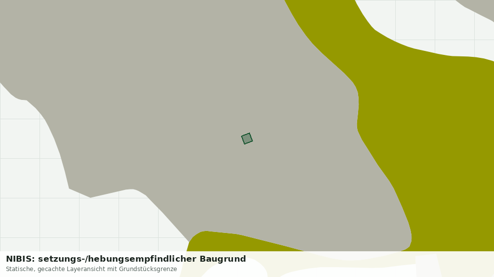 Statische Kartenansicht: NIBIS: setzungs-/hebungsempfindlicher Baugrund