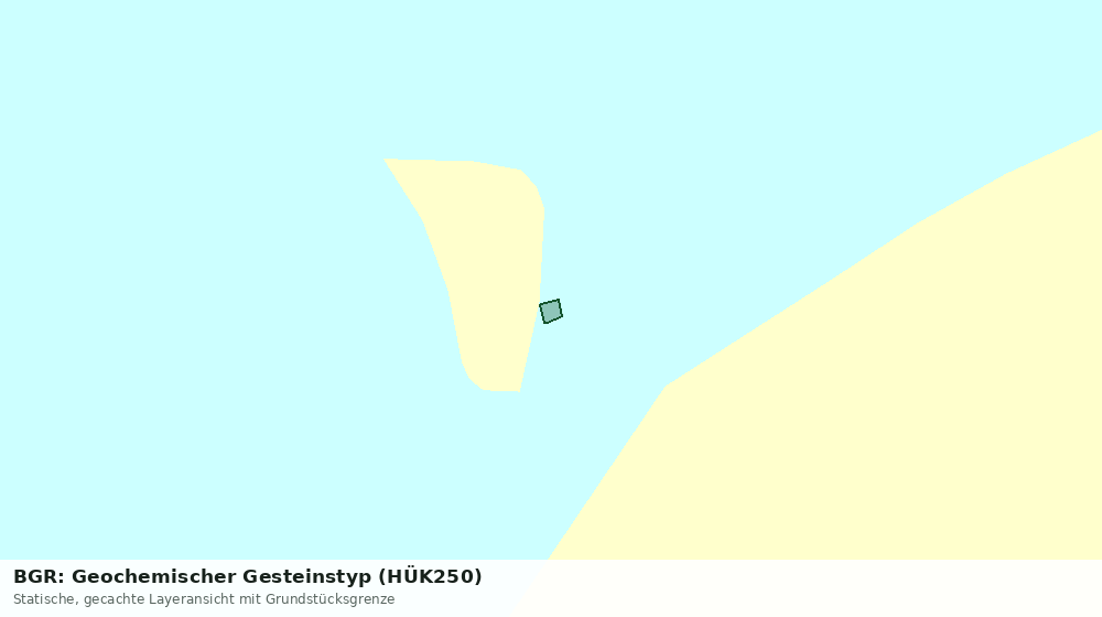 Statische Kartenansicht: BGR: Geochemischer Gesteinstyp (HÜK250)