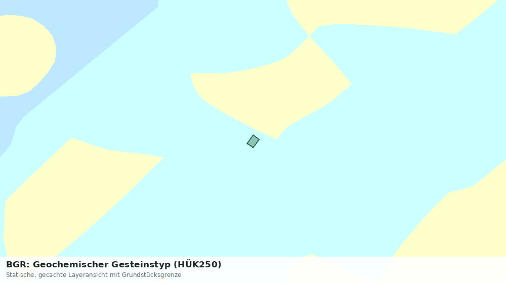 Statische Kartenansicht: BGR: Geochemischer Gesteinstyp (HÜK250)