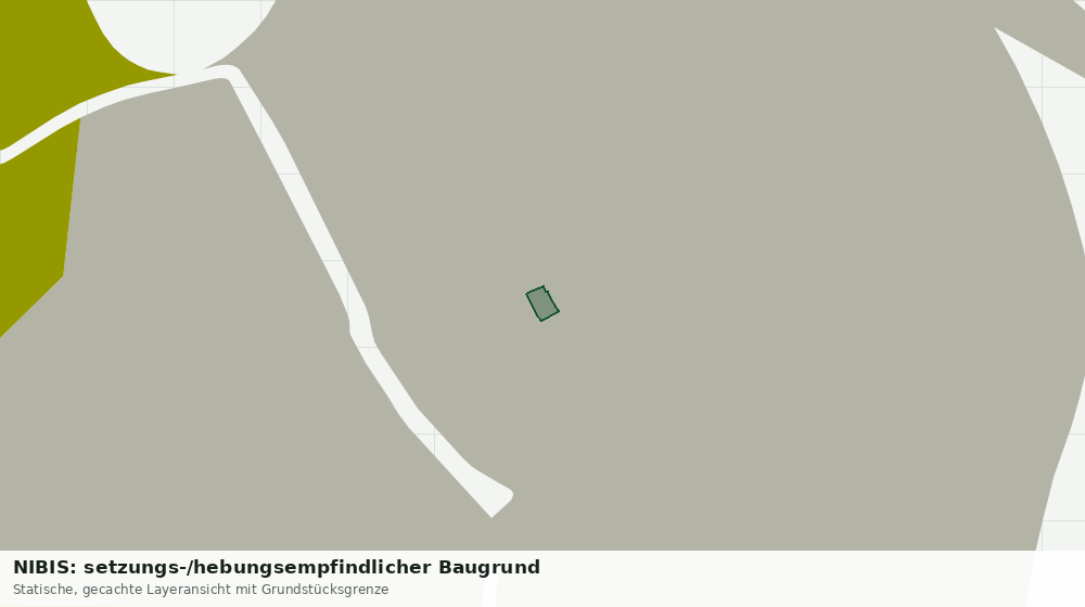 Statische Kartenansicht: NIBIS: setzungs-/hebungsempfindlicher Baugrund
