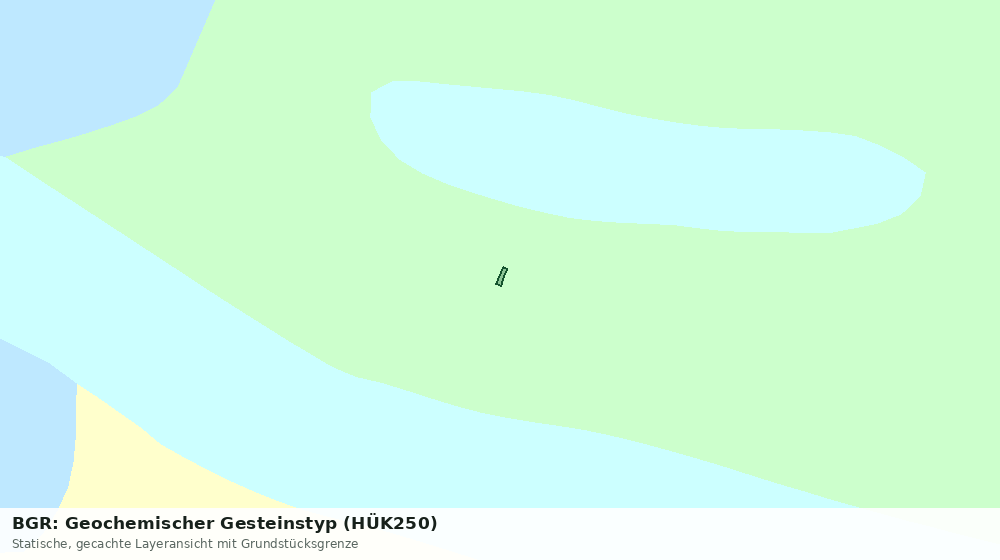 Statische Kartenansicht: BGR: Geochemischer Gesteinstyp (HÜK250)