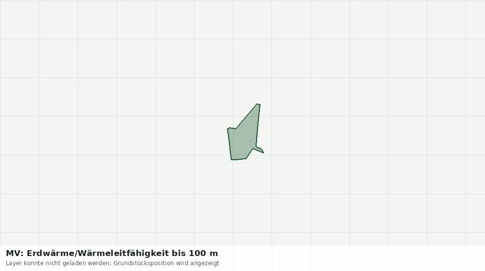 Statische Kartenansicht: MV: Erdwärme/Wärmeleitfähigkeit bis 100 m