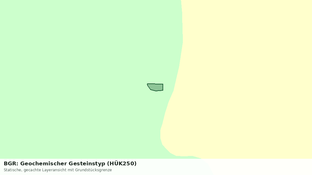 Statische Kartenansicht: BGR: Geochemischer Gesteinstyp (HÜK250)