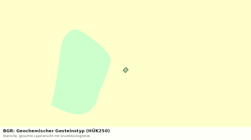 Statische Kartenansicht: BGR: Geochemischer Gesteinstyp (HÜK250)
