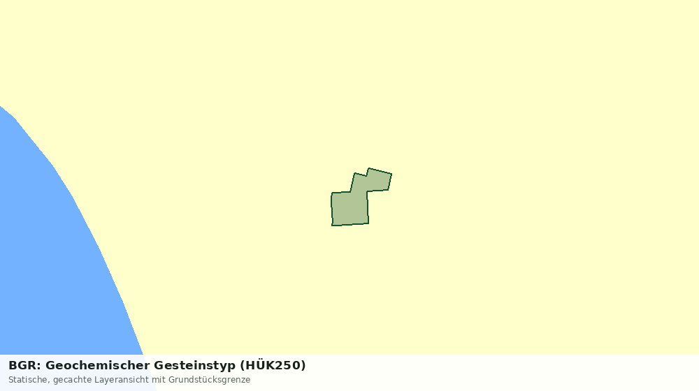 Statische Kartenansicht: BGR: Geochemischer Gesteinstyp (HÜK250)