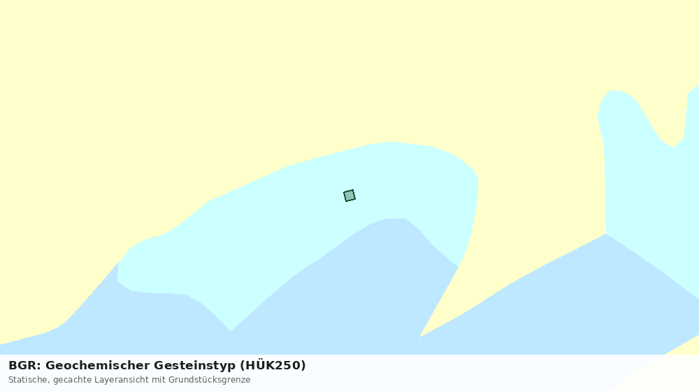 Statische Kartenansicht: BGR: Geochemischer Gesteinstyp (HÜK250)