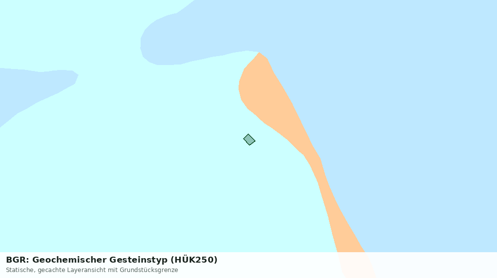 Statische Kartenansicht: BGR: Geochemischer Gesteinstyp (HÜK250)