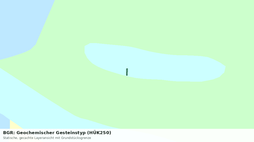 Statische Kartenansicht: BGR: Geochemischer Gesteinstyp (HÜK250)