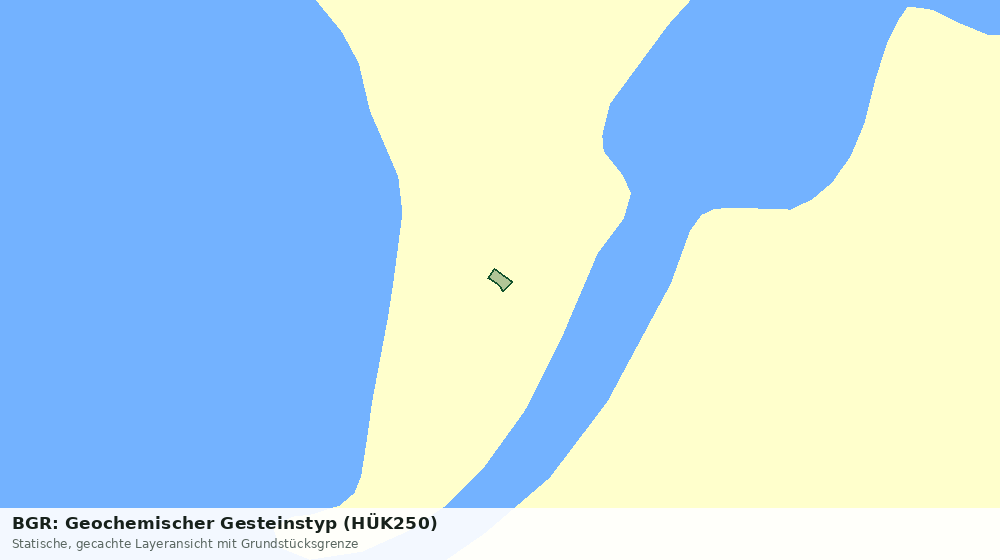 Statische Kartenansicht: BGR: Geochemischer Gesteinstyp (HÜK250)