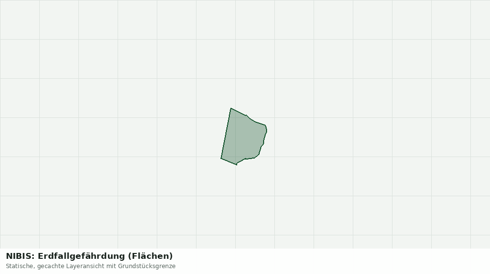 Statische Kartenansicht: NIBIS: Erdfallgefährdung (Flächen)