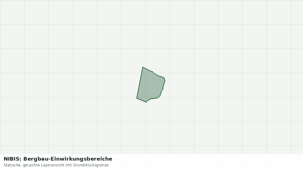 Statische Kartenansicht: NIBIS: Bergbau-Einwirkungsbereiche