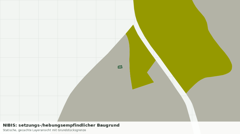 Statische Kartenansicht: NIBIS: setzungs-/hebungsempfindlicher Baugrund