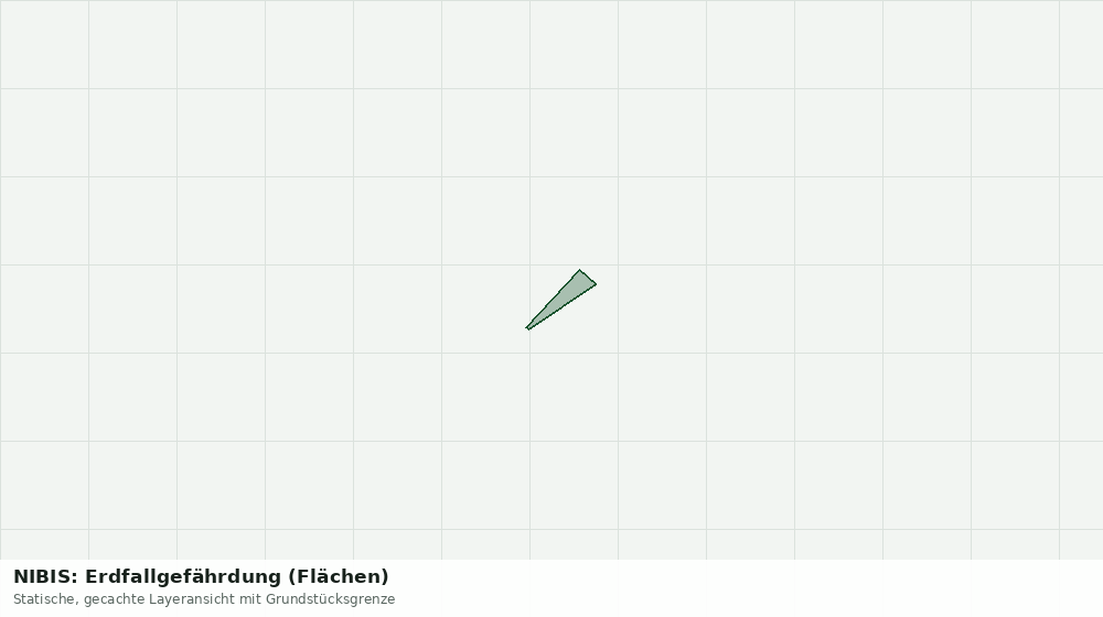 Statische Kartenansicht: NIBIS: Erdfallgefährdung (Flächen)