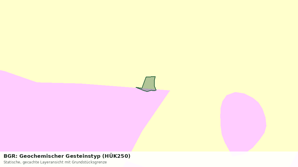 Statische Kartenansicht: BGR: Geochemischer Gesteinstyp (HÜK250)
