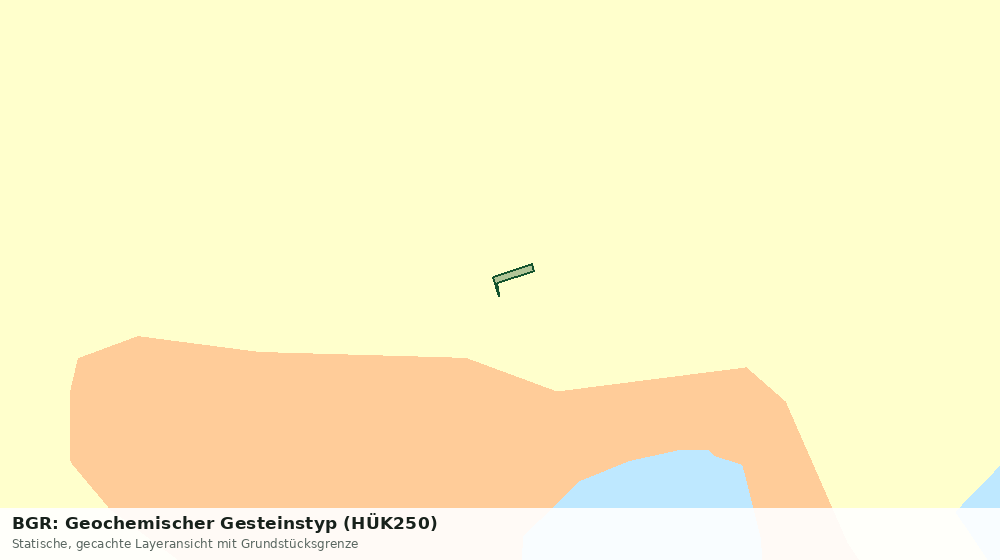 Statische Kartenansicht: BGR: Geochemischer Gesteinstyp (HÜK250)