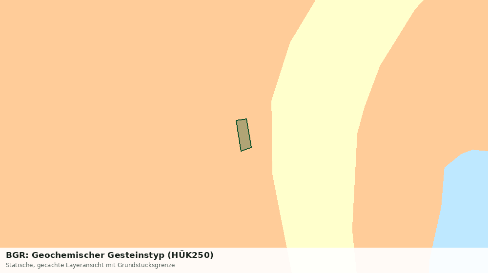 Statische Kartenansicht: BGR: Geochemischer Gesteinstyp (HÜK250)