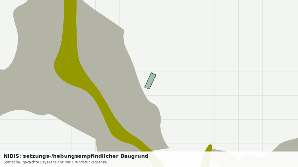 Statische Kartenansicht: NIBIS: setzungs-/hebungsempfindlicher Baugrund