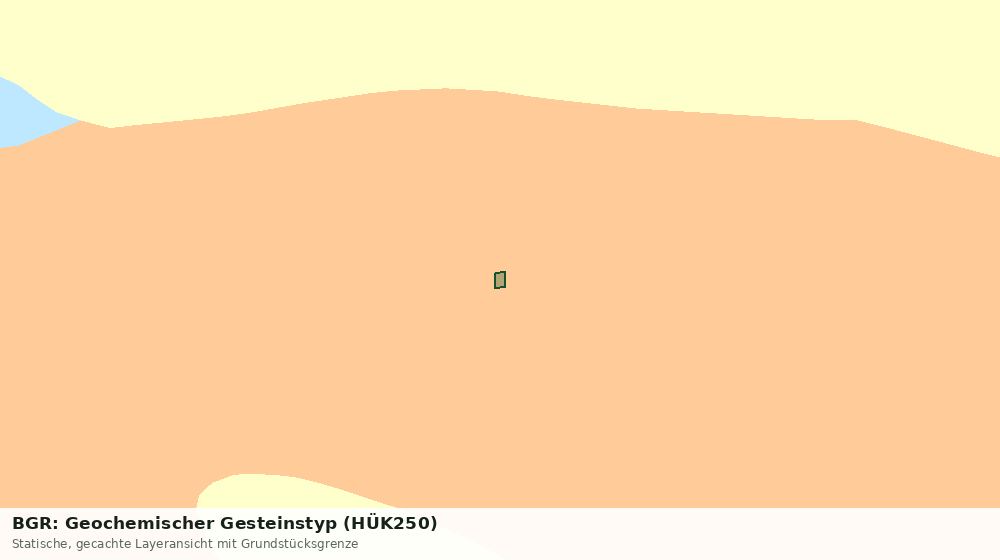 Statische Kartenansicht: BGR: Geochemischer Gesteinstyp (HÜK250)