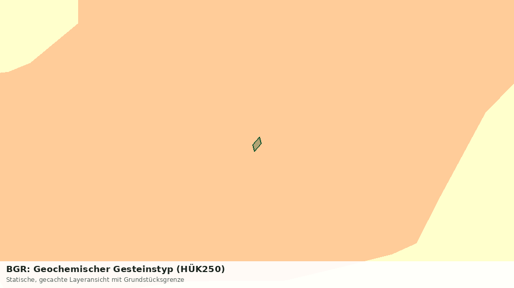 Statische Kartenansicht: BGR: Geochemischer Gesteinstyp (HÜK250)