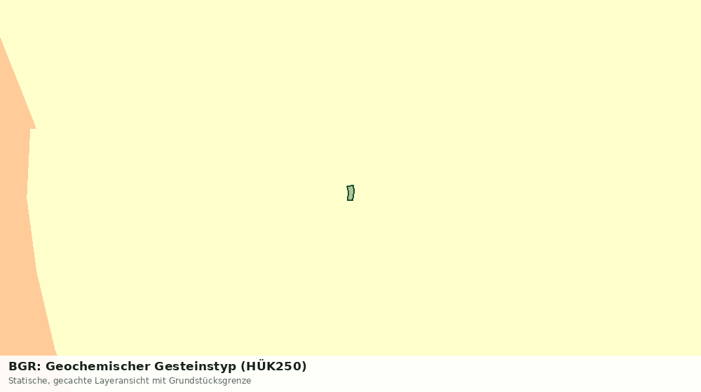 Statische Kartenansicht: BGR: Geochemischer Gesteinstyp (HÜK250)