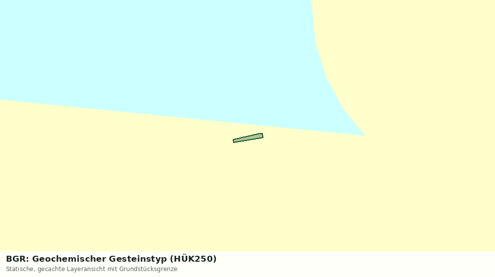 Statische Kartenansicht: BGR: Geochemischer Gesteinstyp (HÜK250)