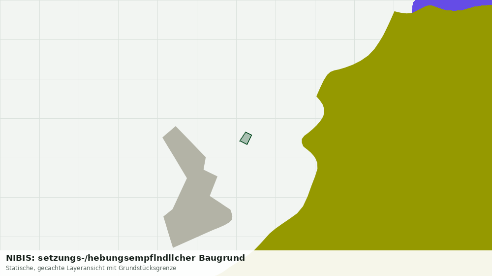 Statische Kartenansicht: NIBIS: setzungs-/hebungsempfindlicher Baugrund