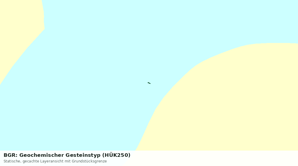 Statische Kartenansicht: BGR: Geochemischer Gesteinstyp (HÜK250)