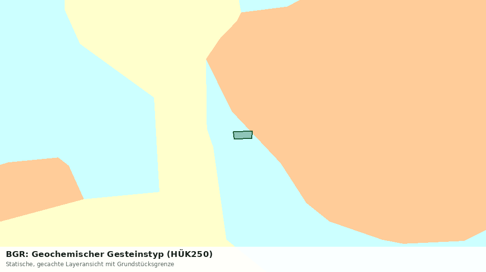 Statische Kartenansicht: BGR: Geochemischer Gesteinstyp (HÜK250)