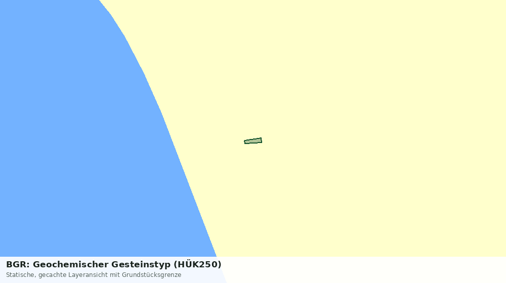 Statische Kartenansicht: BGR: Geochemischer Gesteinstyp (HÜK250)
