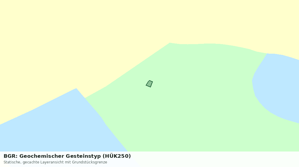 Statische Kartenansicht: BGR: Geochemischer Gesteinstyp (HÜK250)