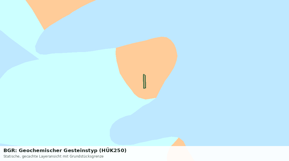 Statische Kartenansicht: BGR: Geochemischer Gesteinstyp (HÜK250)