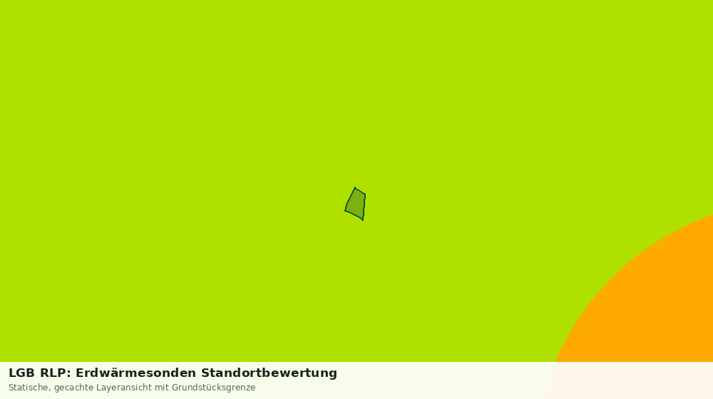 Statische Kartenansicht: LGB RLP: Erdwärmesonden Standortbewertung