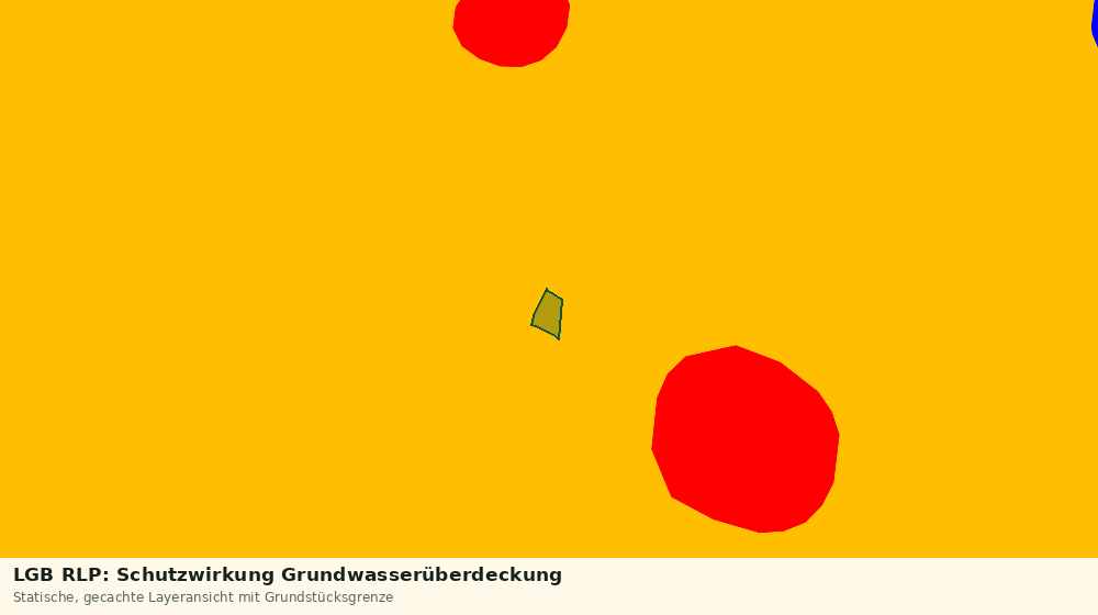Statische Kartenansicht: LGB RLP: Schutzwirkung Grundwasserüberdeckung