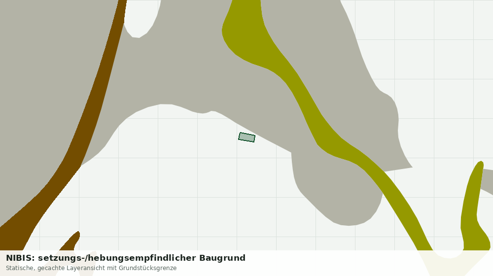 Statische Kartenansicht: NIBIS: setzungs-/hebungsempfindlicher Baugrund