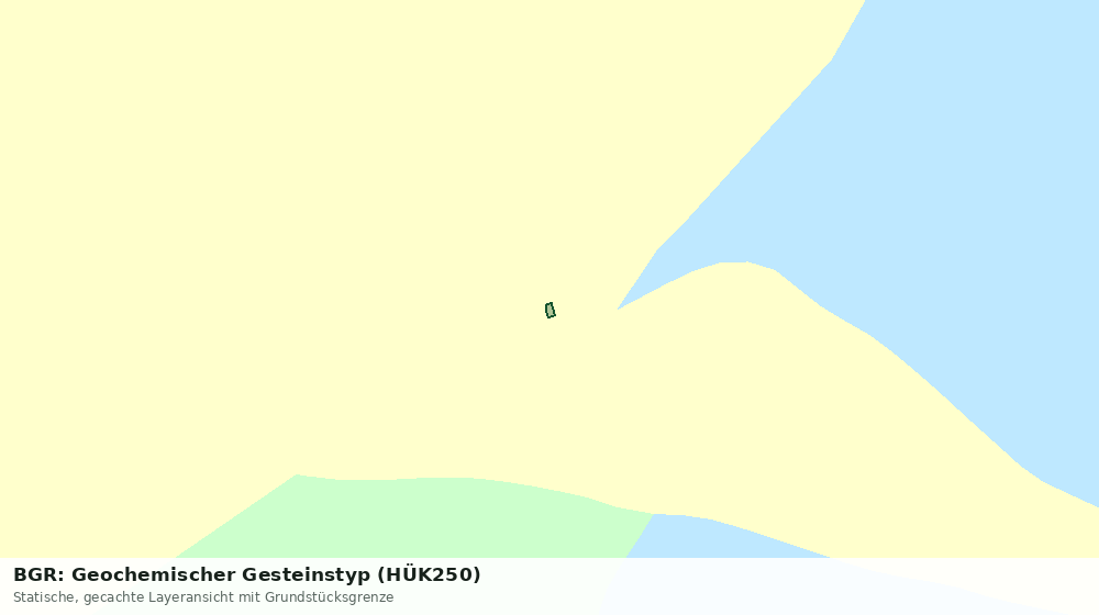 Statische Kartenansicht: BGR: Geochemischer Gesteinstyp (HÜK250)