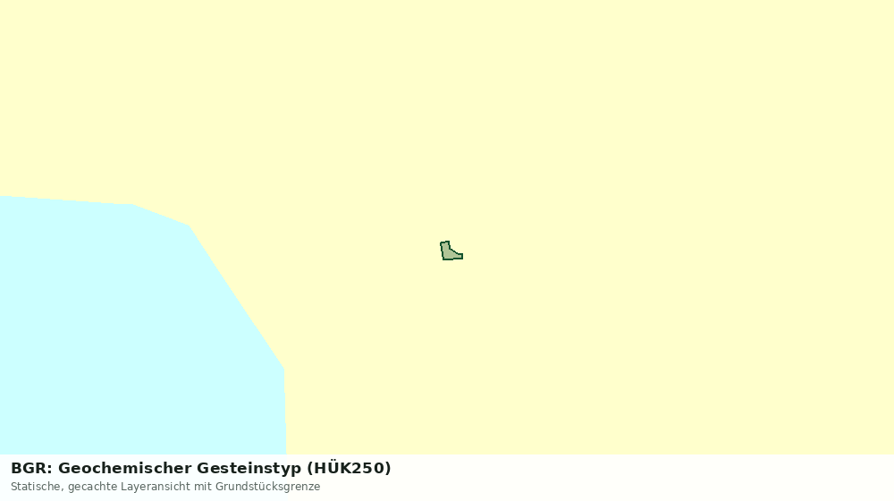 Statische Kartenansicht: BGR: Geochemischer Gesteinstyp (HÜK250)