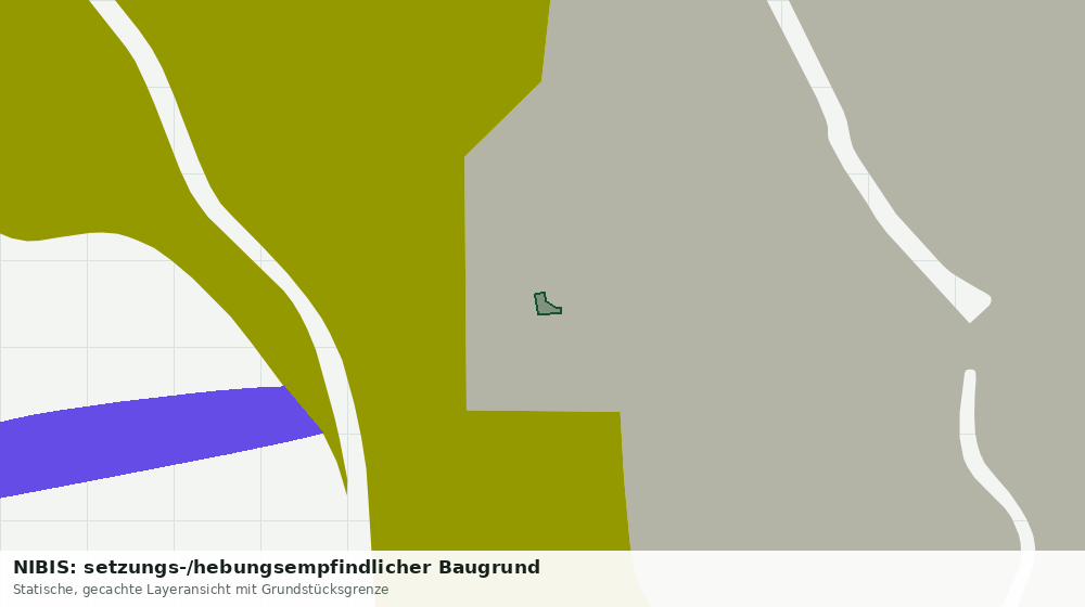 Statische Kartenansicht: NIBIS: setzungs-/hebungsempfindlicher Baugrund
