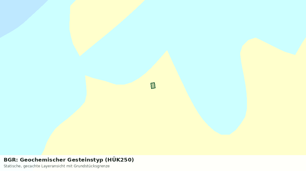 Statische Kartenansicht: BGR: Geochemischer Gesteinstyp (HÜK250)