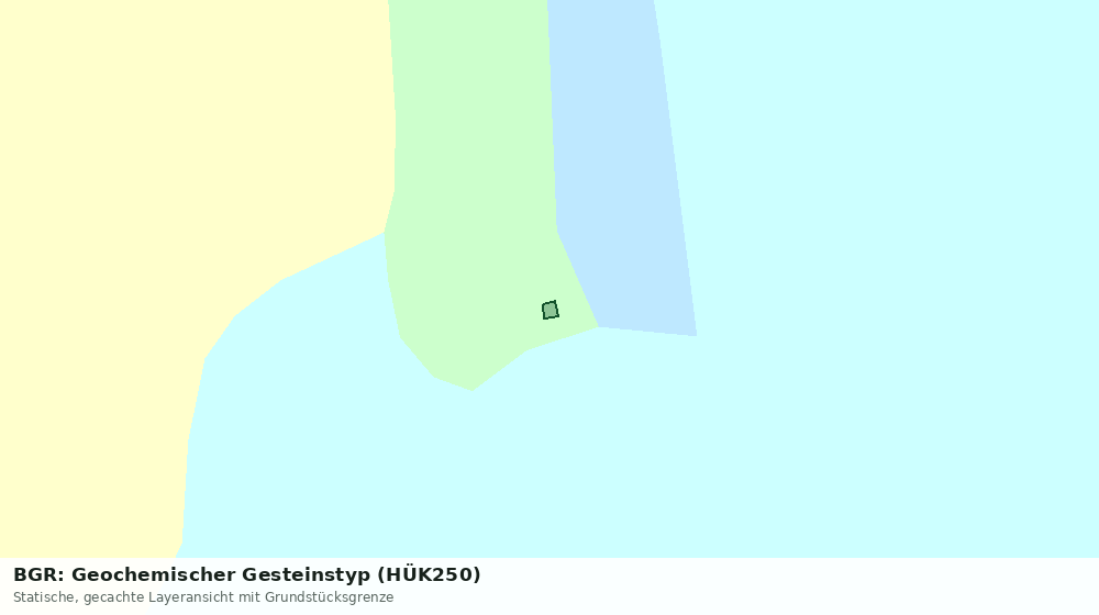 Statische Kartenansicht: BGR: Geochemischer Gesteinstyp (HÜK250)