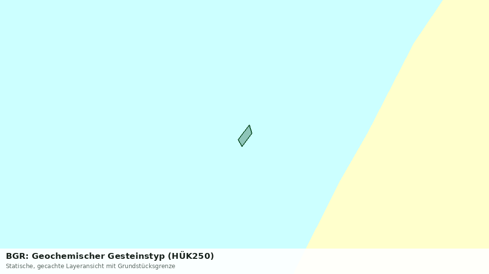 Statische Kartenansicht: BGR: Geochemischer Gesteinstyp (HÜK250)