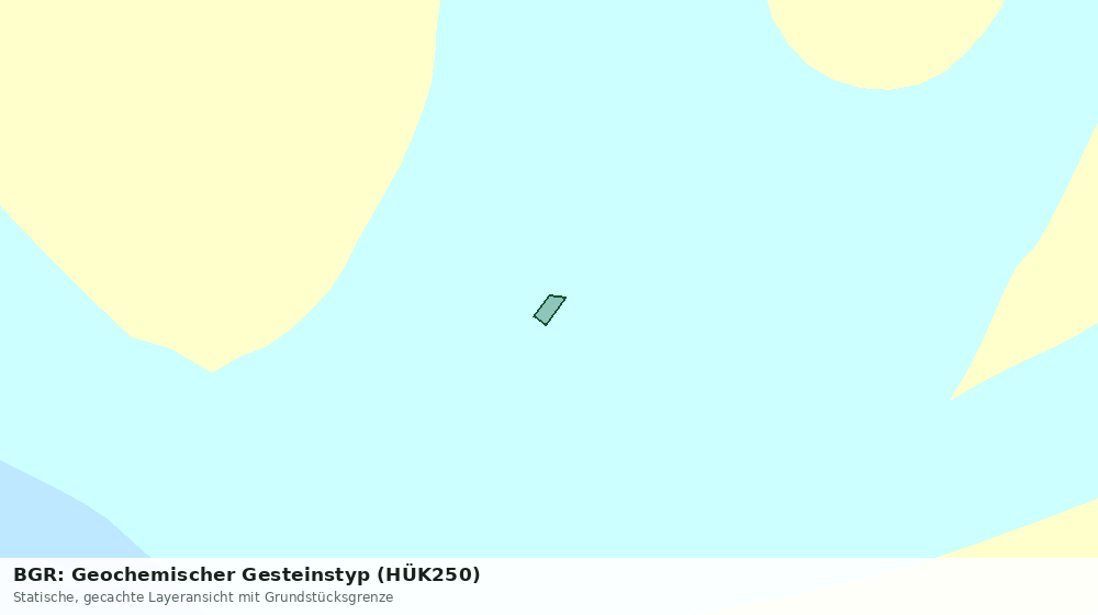 Statische Kartenansicht: BGR: Geochemischer Gesteinstyp (HÜK250)