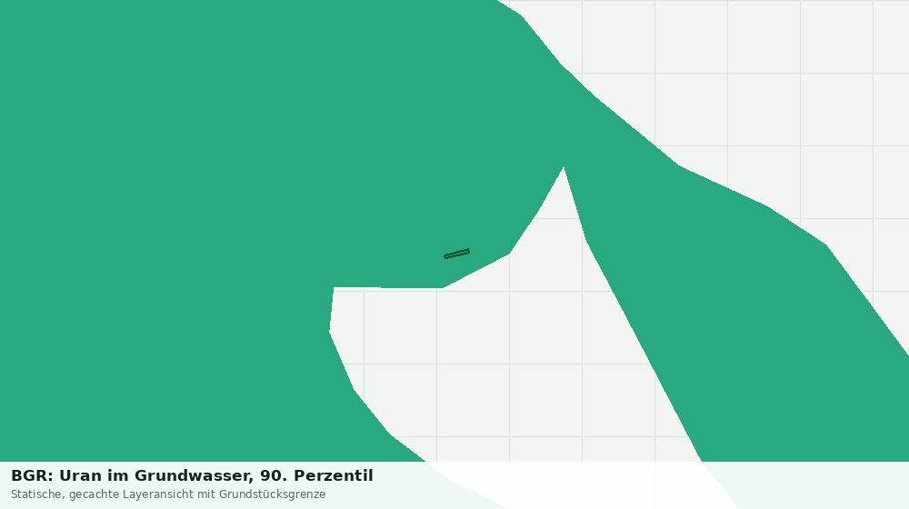 Statische Kartenansicht: BGR: Uran im Grundwasser, 90. Perzentil