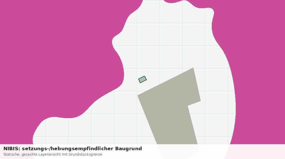 Statische Kartenansicht: NIBIS: setzungs-/hebungsempfindlicher Baugrund