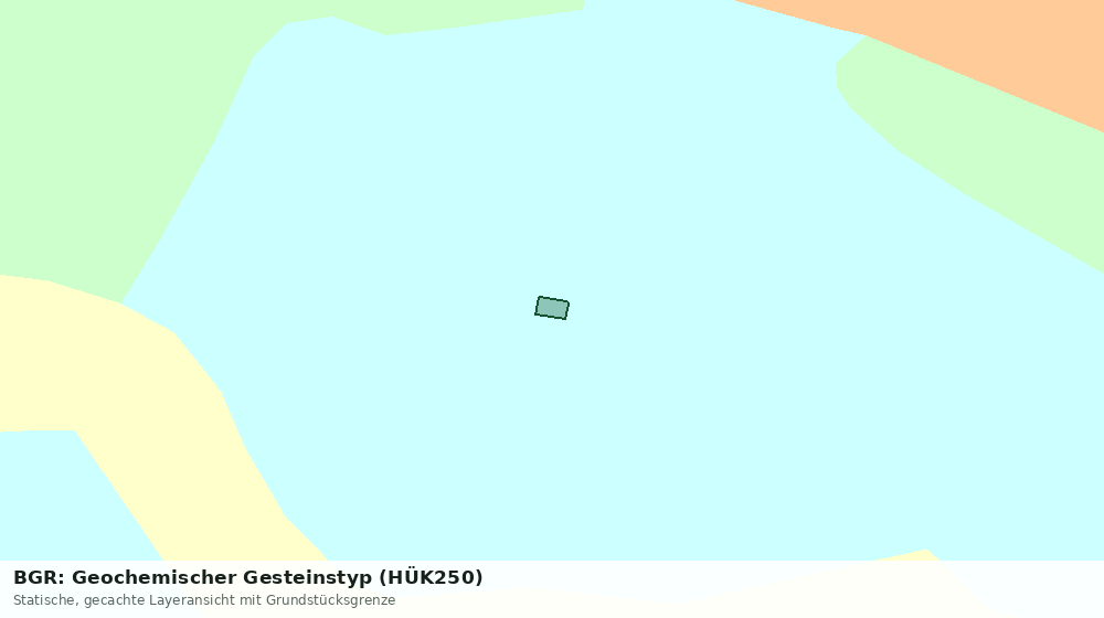 Statische Kartenansicht: BGR: Geochemischer Gesteinstyp (HÜK250)