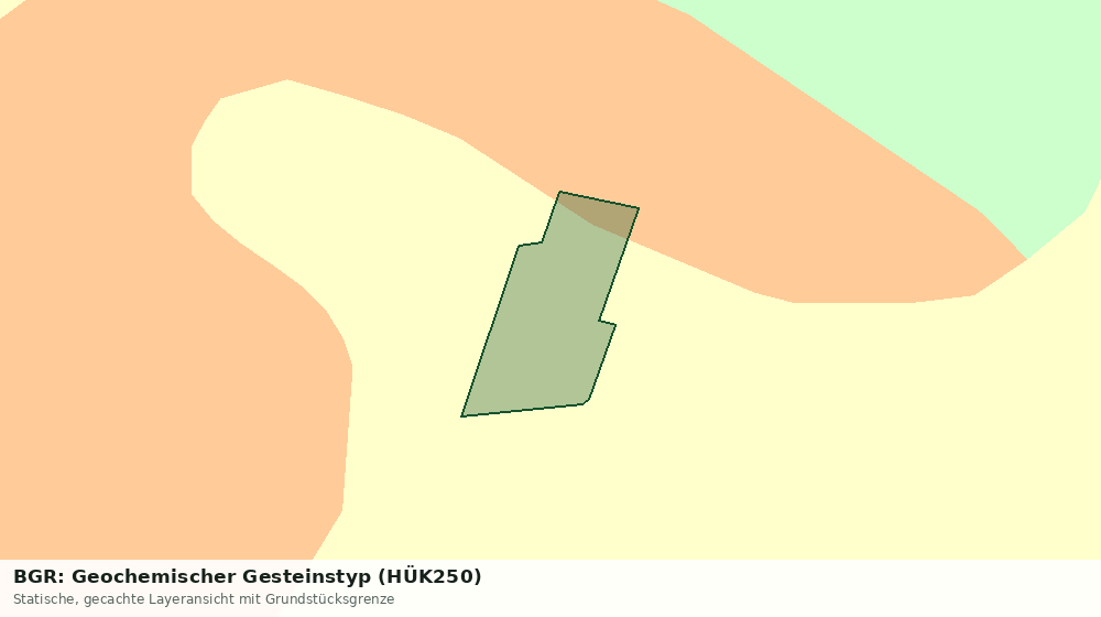 Statische Kartenansicht: BGR: Geochemischer Gesteinstyp (HÜK250)