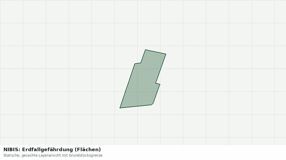 Statische Kartenansicht: NIBIS: Erdfallgefährdung (Flächen)