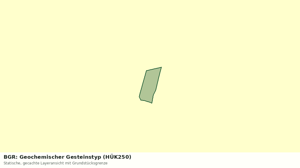 Statische Kartenansicht: BGR: Geochemischer Gesteinstyp (HÜK250)