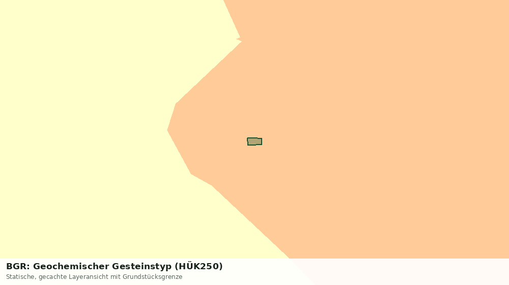 Statische Kartenansicht: BGR: Geochemischer Gesteinstyp (HÜK250)
