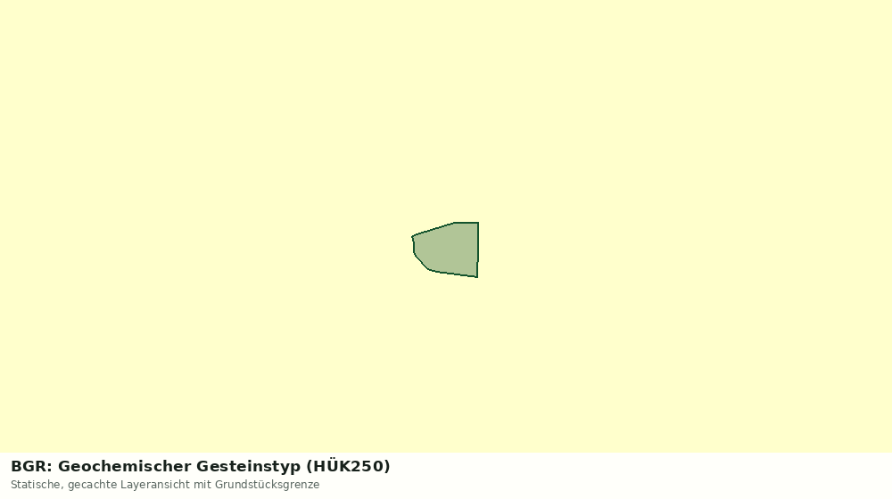 Statische Kartenansicht: BGR: Geochemischer Gesteinstyp (HÜK250)